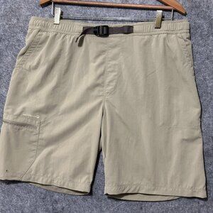 MERRELL Mesh Lined Swim Shorts - Size XL - Tan Opti-Wick UPF 50 Trunks